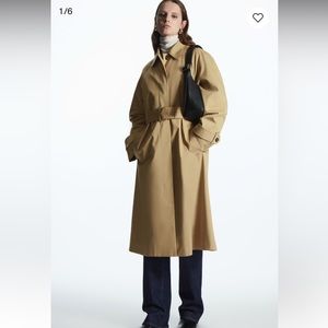 COS Regular-Fit Twill Trench Coat
